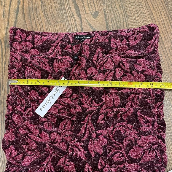 NWT For Love and Lemons Shailee Metallic Mini Skirt - Picture 10 of 13